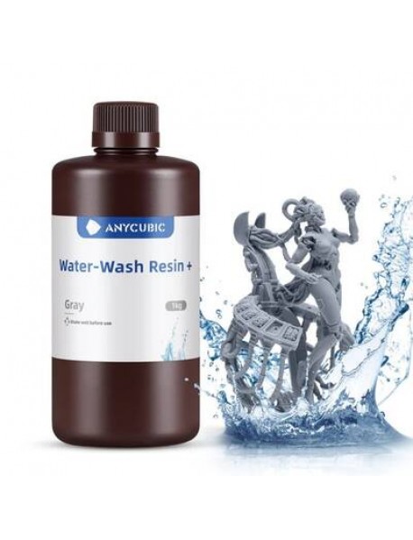 Anycubic - Gri - Suyla Yıkanabilir Reçine (Water-Wash Resin+) - 1 Kg