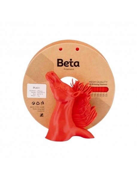 Beta PLA+ Filament - Neon Kırmızı (Fluorescent) - 1 Kg