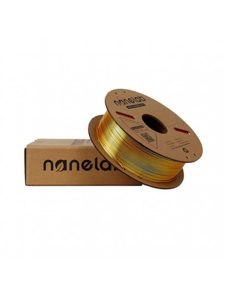 Nanelab Üç Renk Silk PLA Filament - Kırmızı-Altın-Mavi - 1.75mm - 1Kg