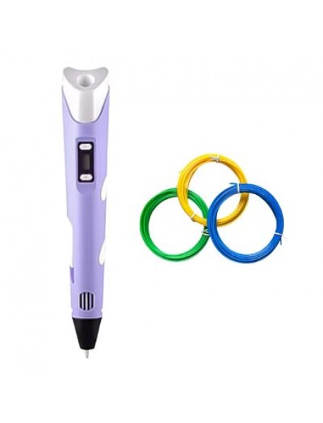 3D Kalem - Pen - Mor - Full Set