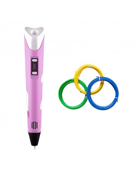 3D Kalem - Pen - Pembe - Full Set