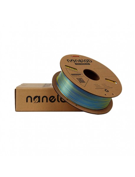 Nanelab Üç Renk Silk PLA Filament - Kırmızı-Sarı-Mavi - 1.75mm - 1Kg