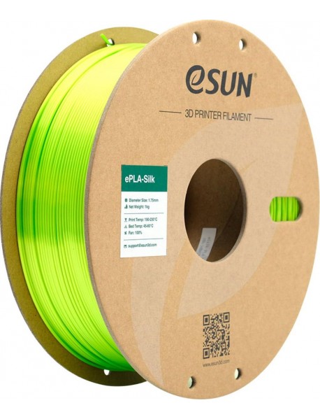 Esun E-Silk PLA+ Limon Yeşili Filament 