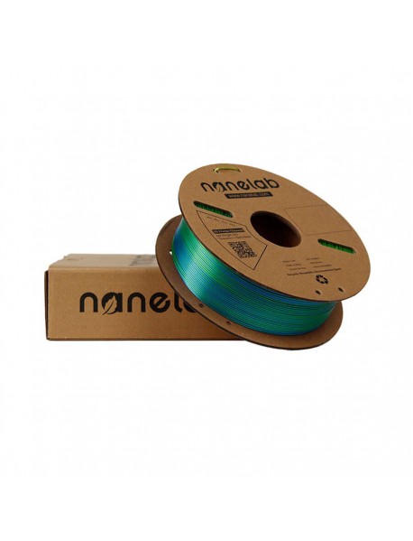 Nanelab Üç Renk Silk PLA Filament - Sarı-Mavi-Yeşil - 1.75mm - 1Kg